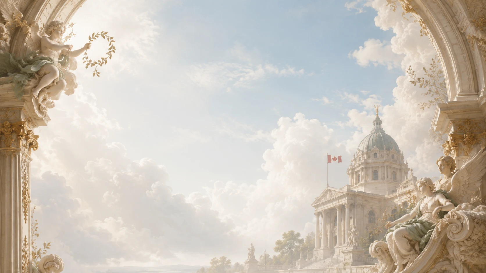 Canadian civic architecture representing accountable procurement.